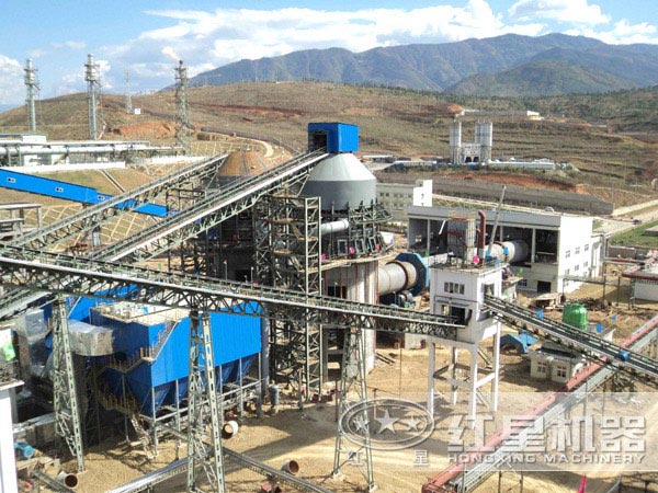 氧化鋅回轉窯生產線客戶現場