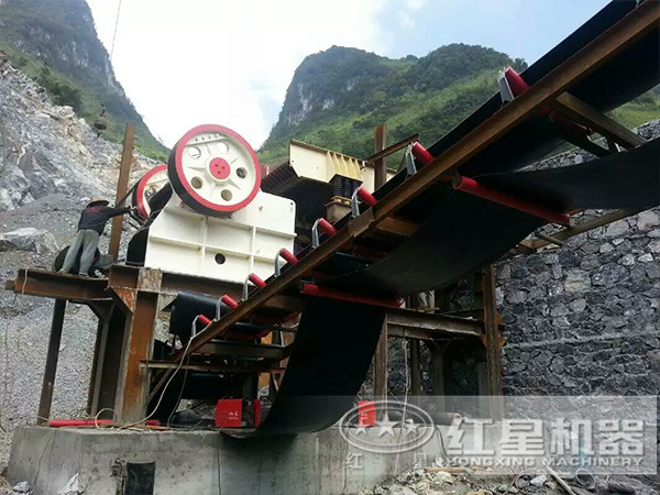 山石頭破碎