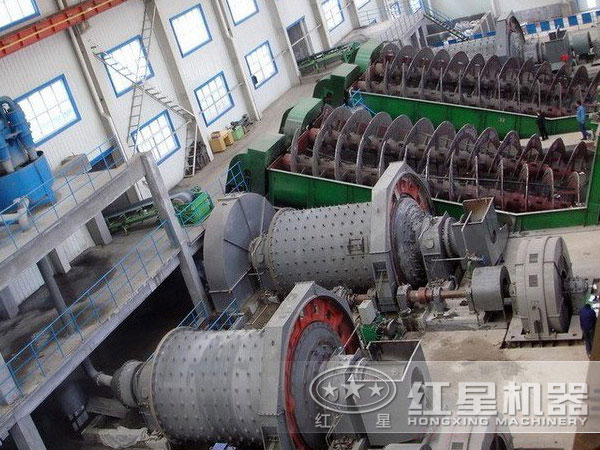 螺旋分級機與球磨機