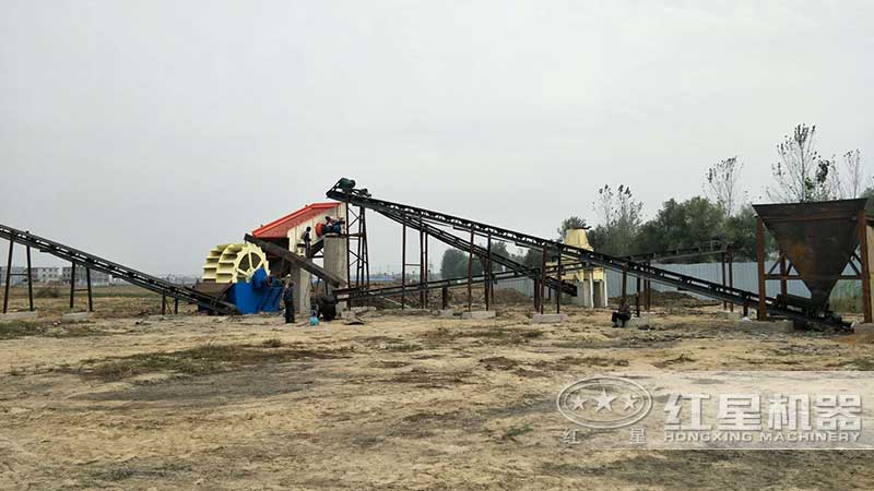 HX沖擊式破碎機現場