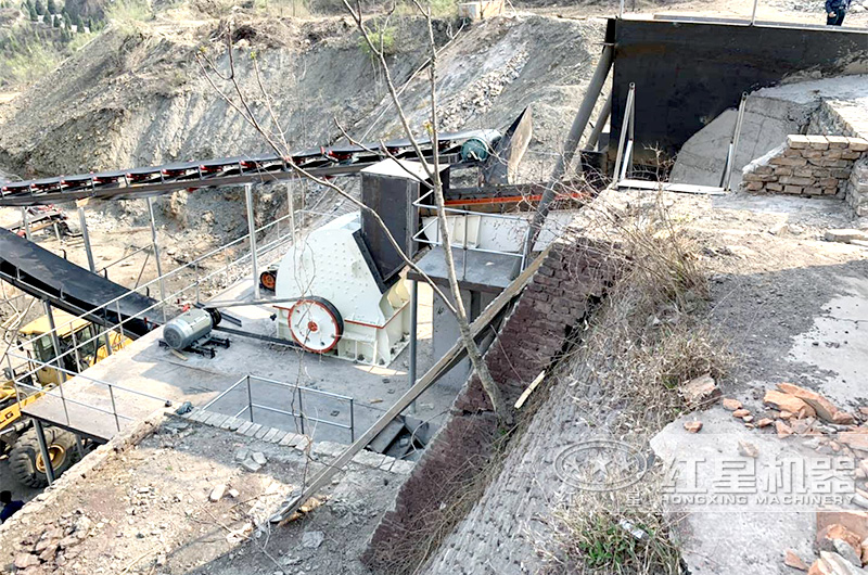 重錘破碎機現場